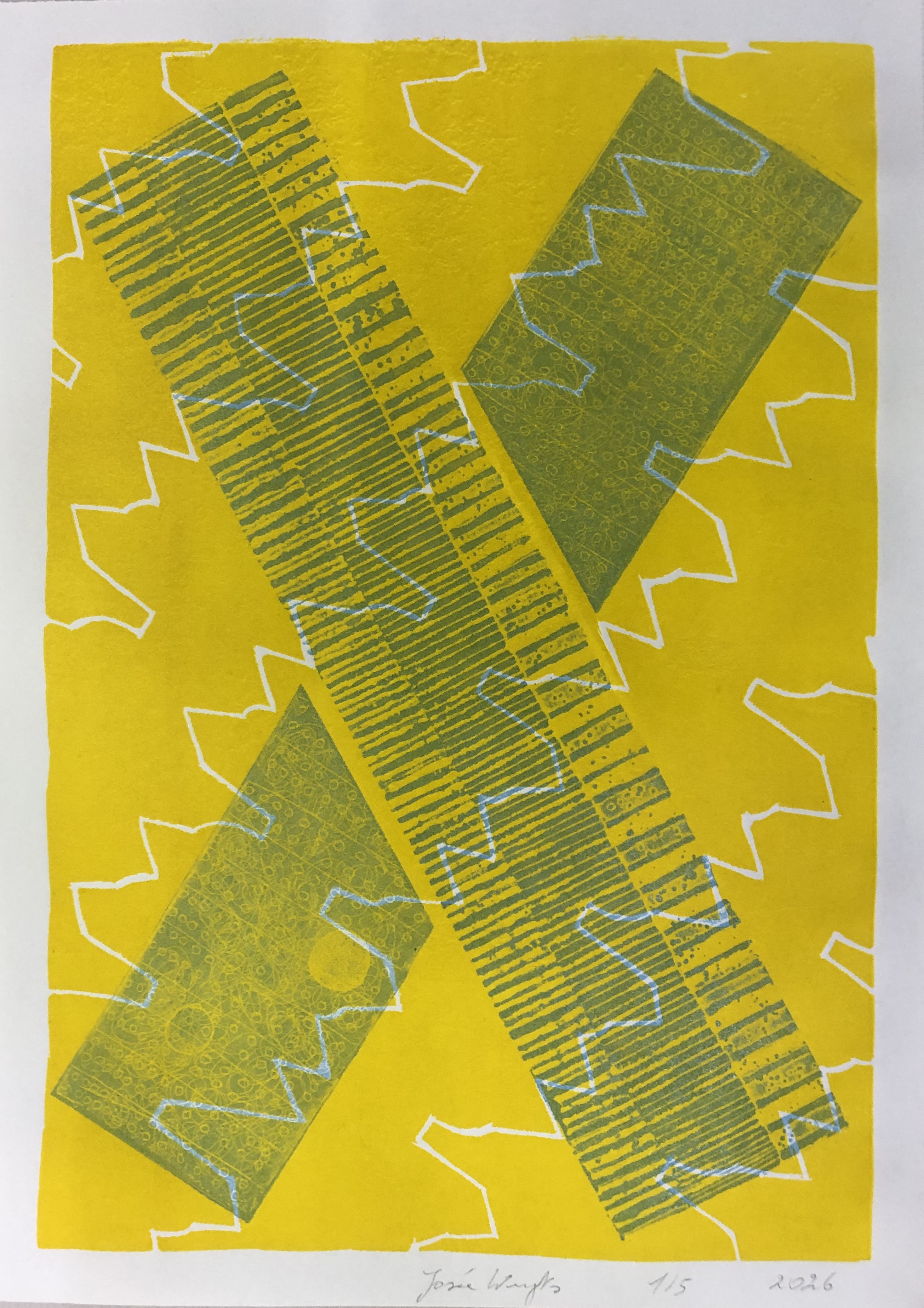 2.2026, Josée Wuyts, Hoopvol, hoogdruk, 35x25 cm