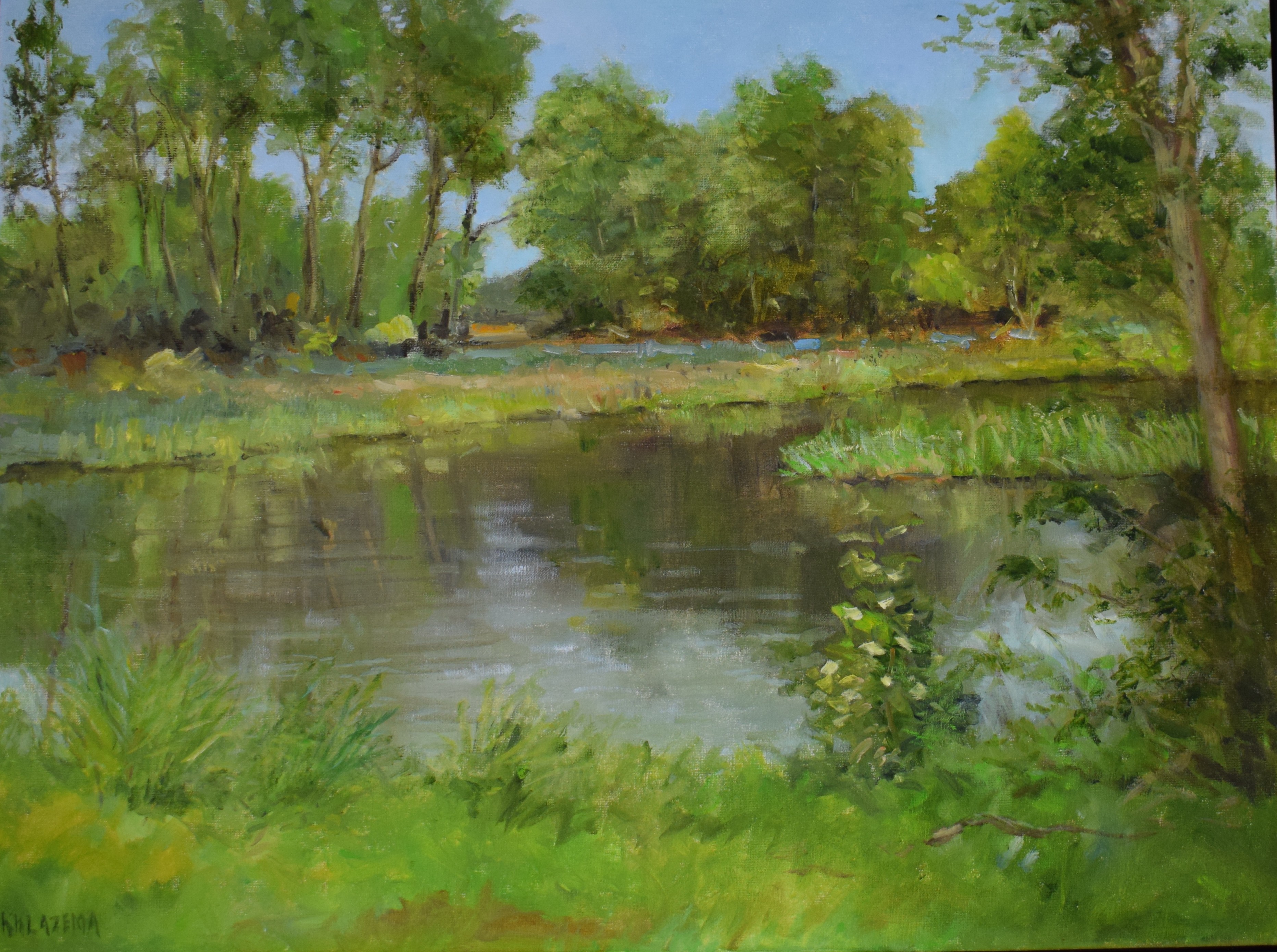 K.Klazema   De Linde   olieverf op linnen   60x80cm   '26